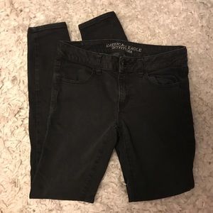 Black American Eagle Jeggings
